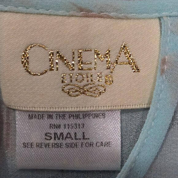 Floral Delicate Chiffon Robe by Cinema Etoile, Rose Chee, S - Picture 4 of 5